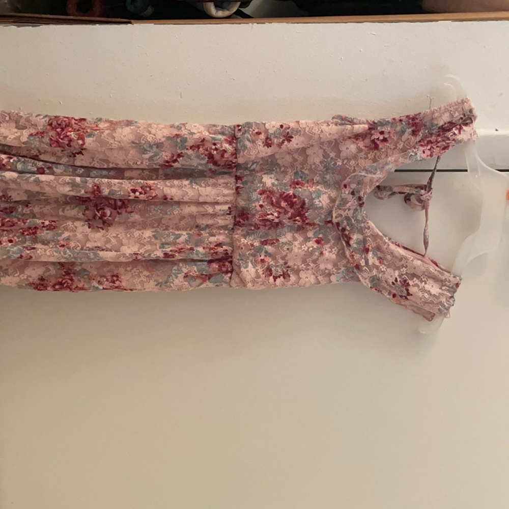 Pink Lace Dress